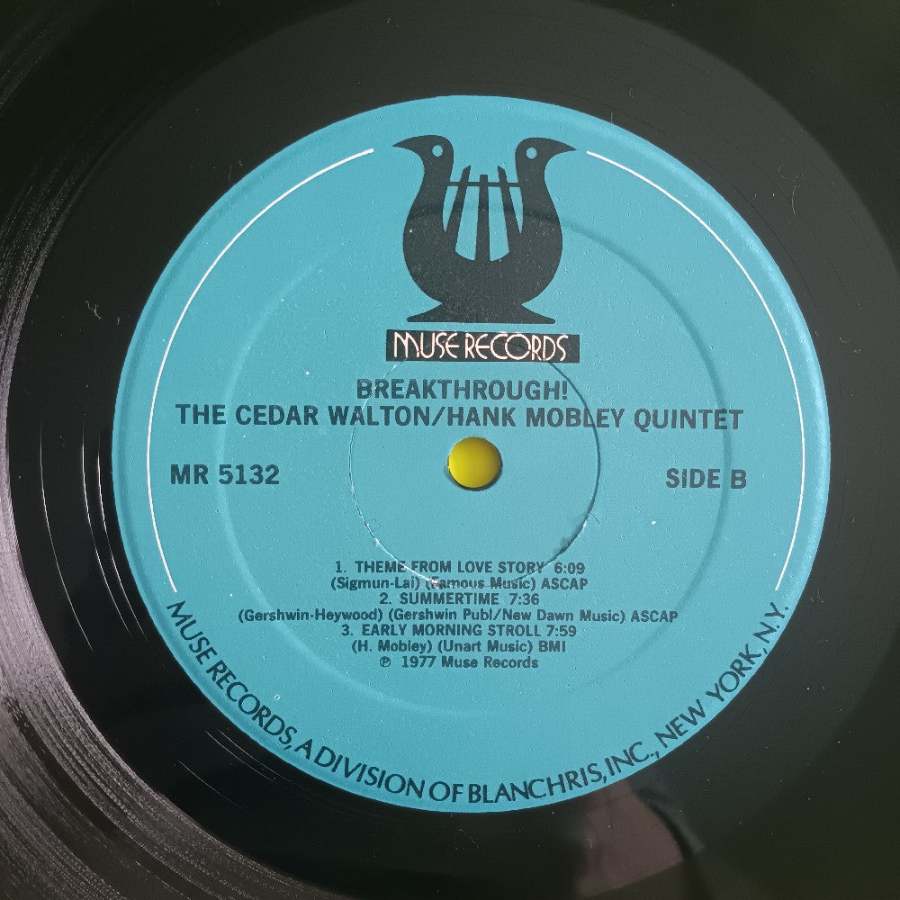 Cedar Walton / Hank Mobley Quintet - Breakthrough - 1977 - MR 5132 - Used - VG++ - Vinyl