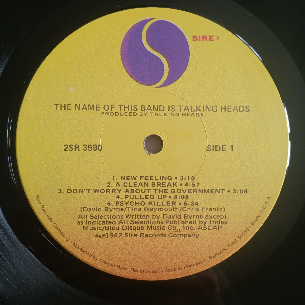 Talking Heads - The Name Of This Band Is Talking Heads - 1982 - 2SR 3570 - Used - EX - Vinyl