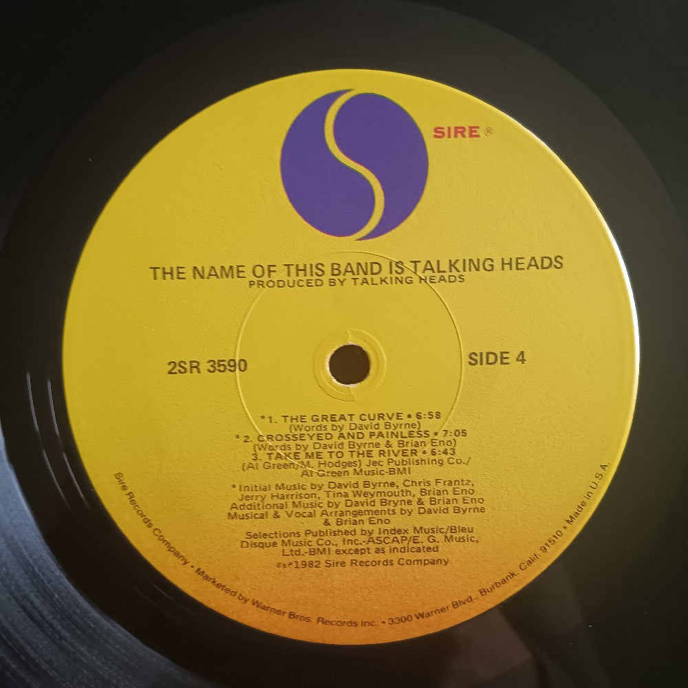 Talking Heads - The Name Of This Band Is Talking Heads - 1982 - 2SR 3570 - Used - EX - Vinyl