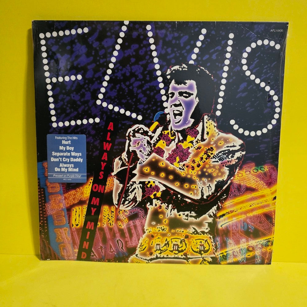 Elvis Presley - Always On My Mind / Purple Vinyl  - 1985 - AFL1-5430 - New - Sealed - Vinyl
