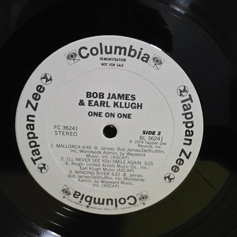Bob James & Earl Klugh - One On One / Promo  - 1979 - FC 36241 - Used - VG++ - Vinyl