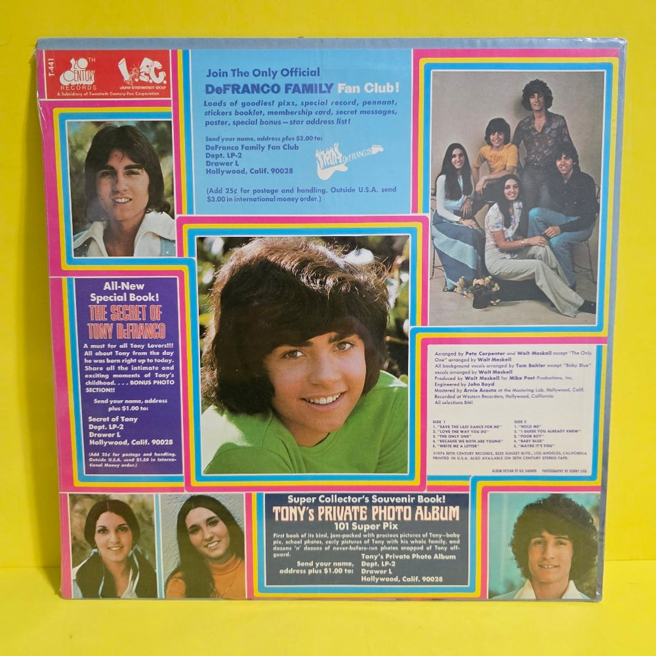 The DeFranco Family  - Save The Last Dance For Me - 1974 - T-441 - New - Sealed - Vinyl