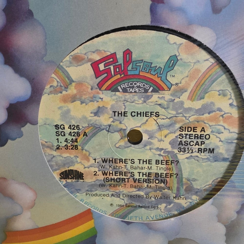 The Chiefs - Where's The Beff? - 1984 - SG 426 - New - Sealed - Vinyl