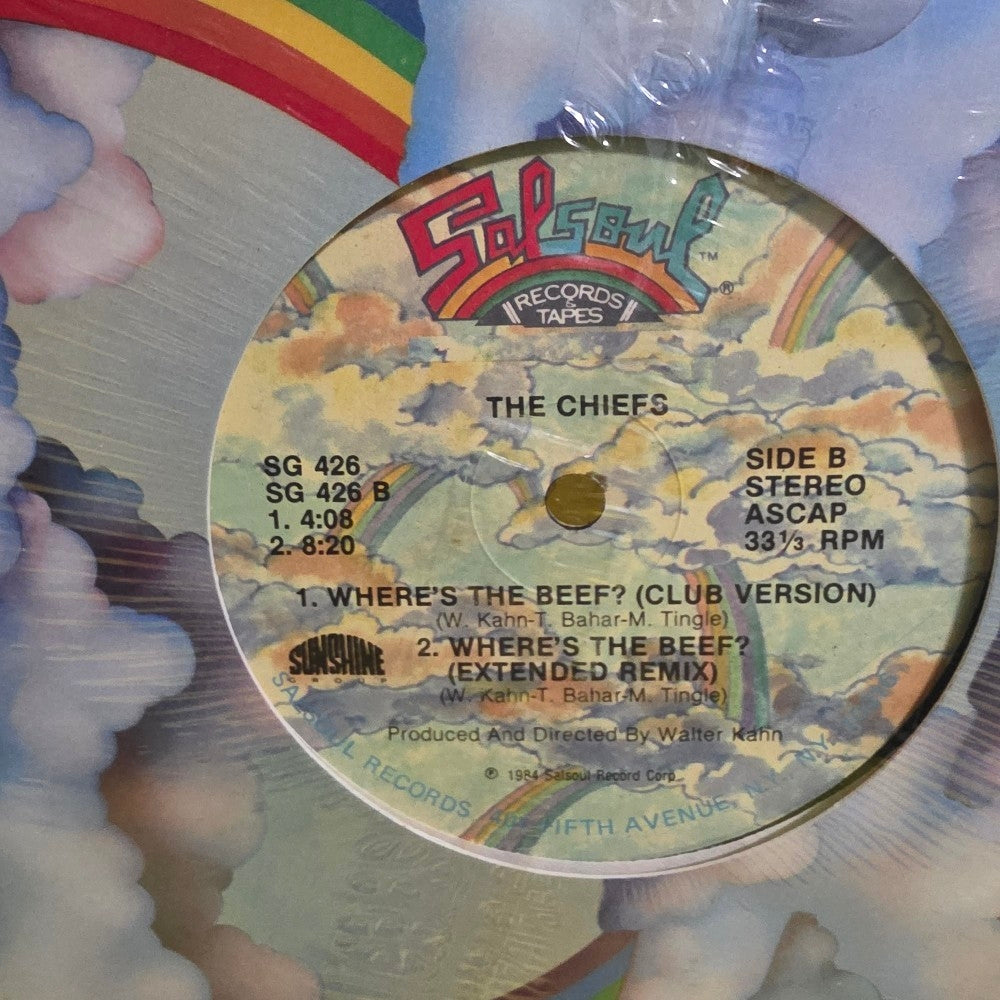 The Chiefs - Where's The Beff? - 1984 - SG 426 - New - Sealed - Vinyl