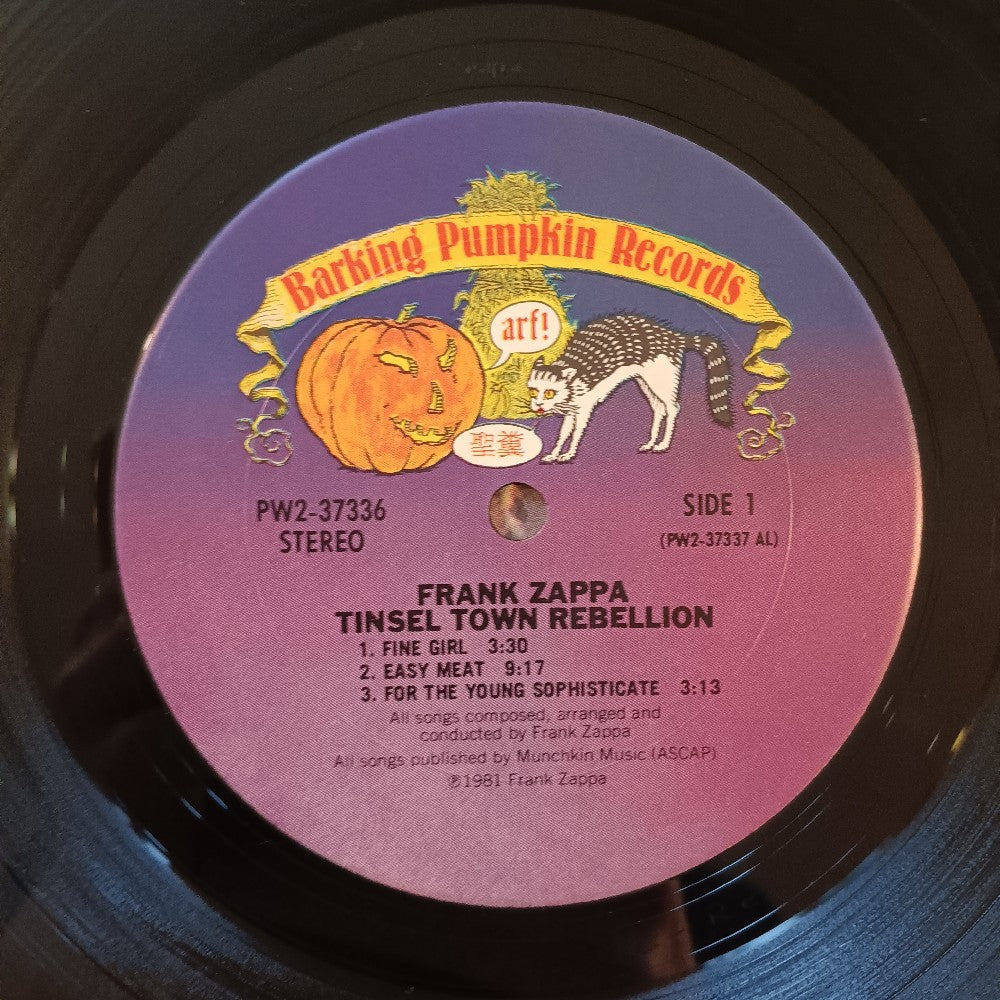 Frank Zappa - Tinsel Town Rebellion PROMO - 1981 - 2PW 37336 - Used - VG++ - Vinyl