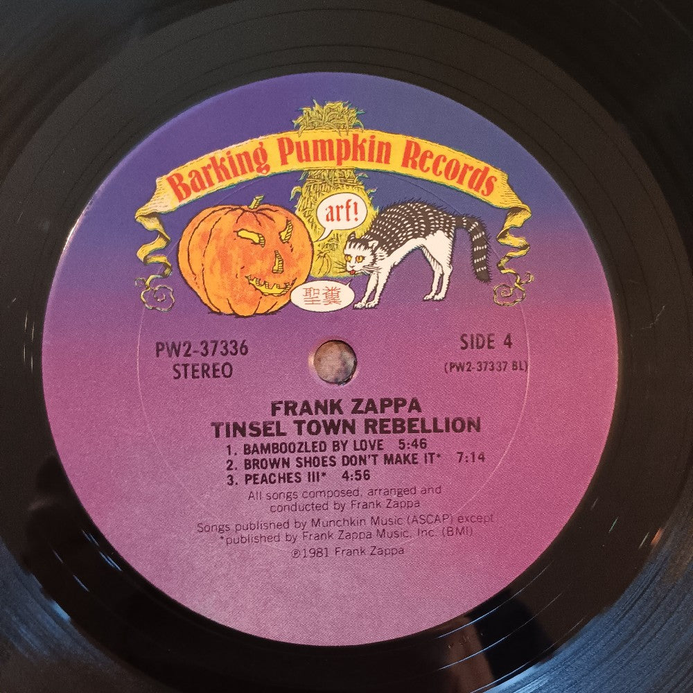Frank Zappa - Tinsel Town Rebellion PROMO - 1981 - 2PW 37336 - Used - VG++ - Vinyl
