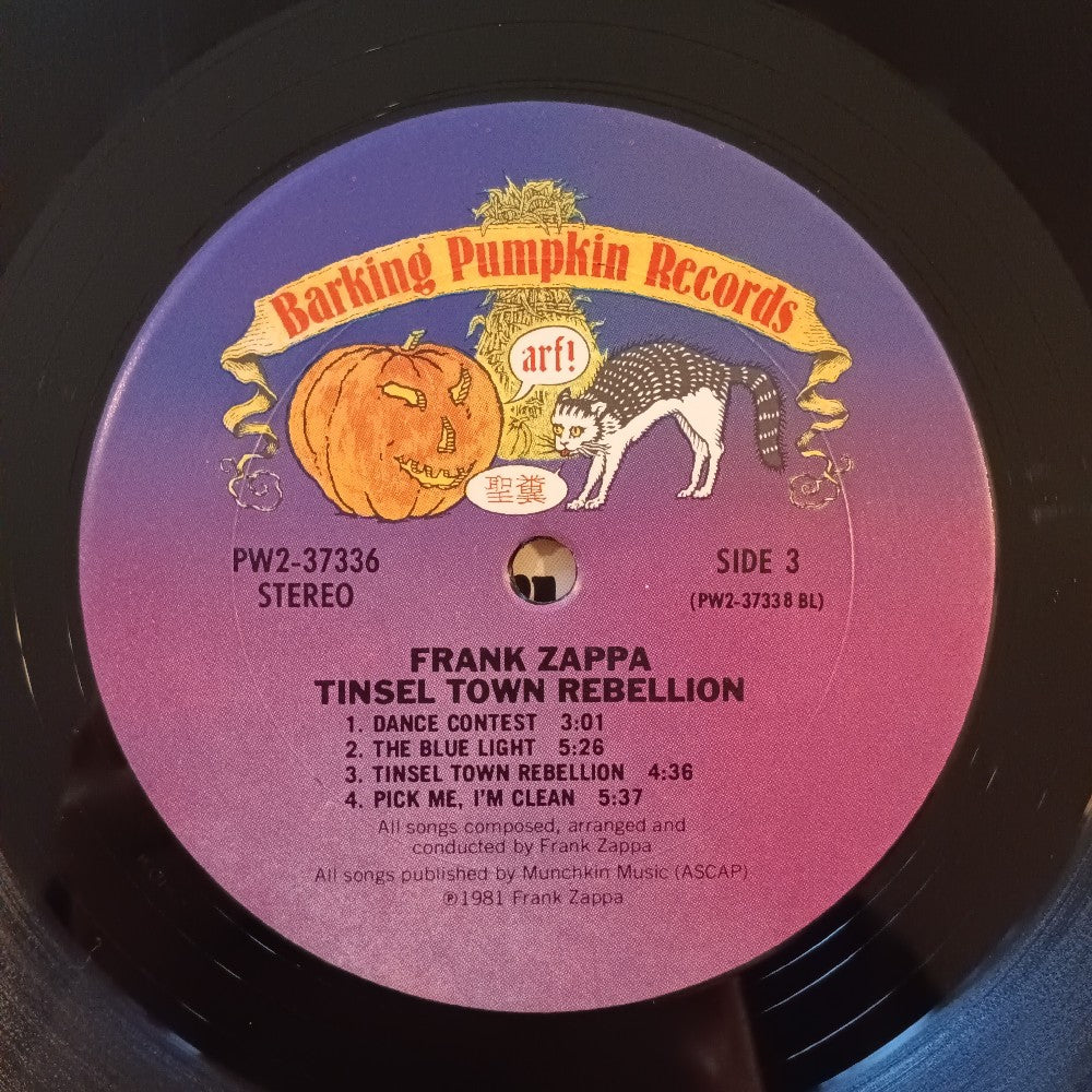 Frank Zappa - Tinsel Town Rebellion PROMO - 1981 - 2PW 37336 - Used - VG++ - Vinyl