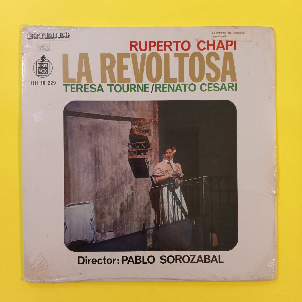 Teresa Tourne / Renato Cesari - Ruperto Chapi: La Revoltosa SPAIN - 1963 - HH 10-229 - New - Sealed - Vinyl
