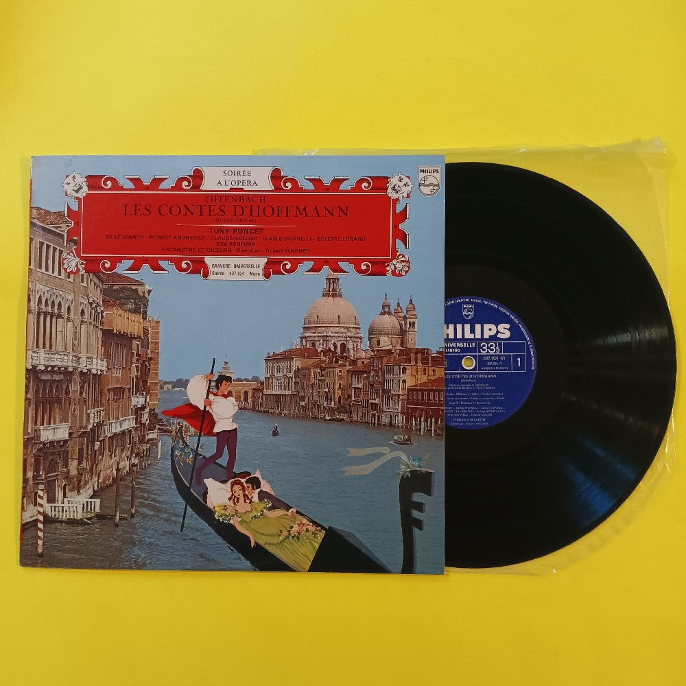 Tony Poncet / Robert Wagner - Offenbach: Les Contes D'Hoffman FRANCE - 1969 - 837.024 GY - Used - EX - Vinyl