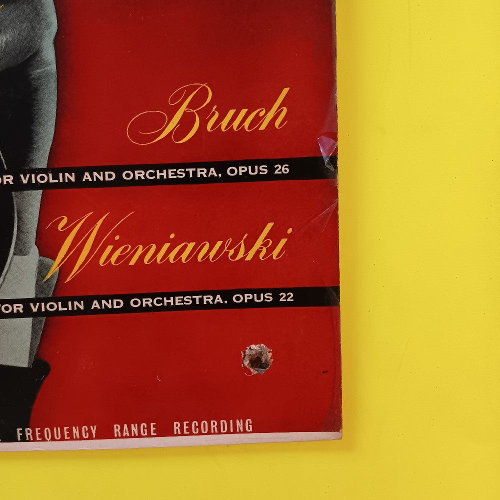 Mischa Elman / Sir Adrian Boult - Bruch / Weinaiwski Violin Concertos No. 1 No. 2 - 1956 - LL 1486 - Used - VG++ - Vinyl