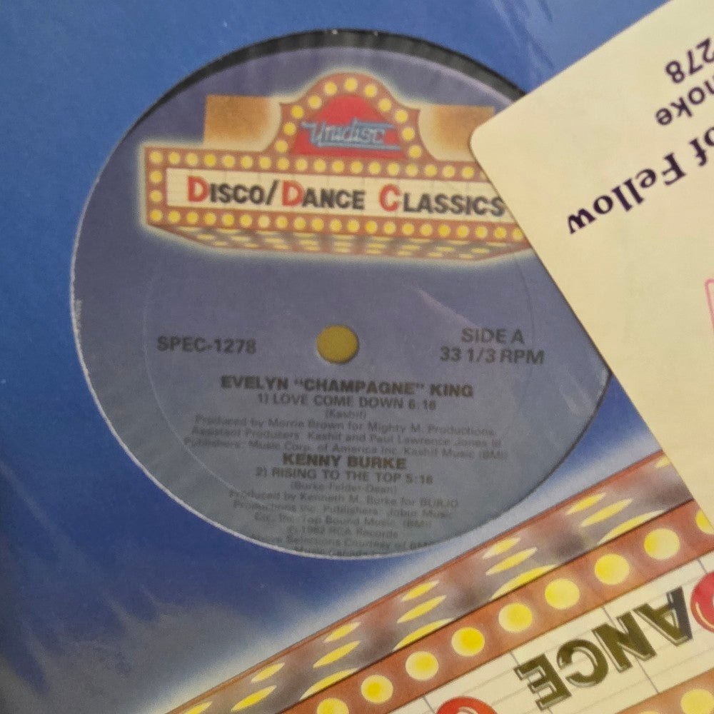 Evelyn "Champagne"King / Keni Burke - Love Come Down / Rising To The Top - 1987 - SPEC 1278 - New - Sealed - Vinyl