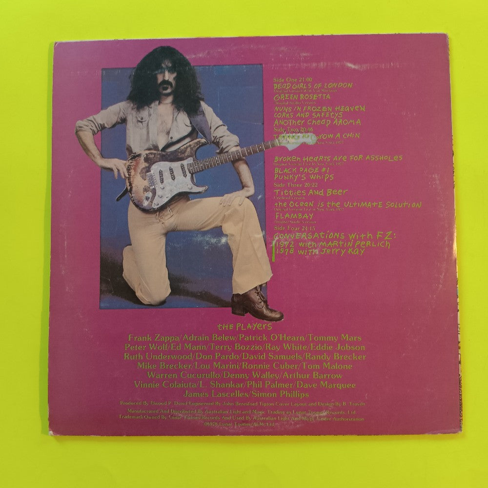Frank Zappa - Leatherette 2LP - 1978 - 2S-5 - Used - VG++ - Vinyl