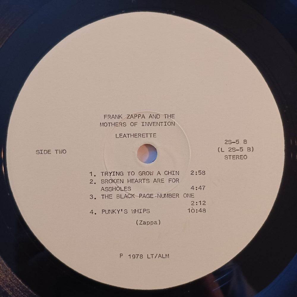 Frank Zappa - Leatherette 2LP - 1978 - 2S-5 - Used - VG++ - Vinyl