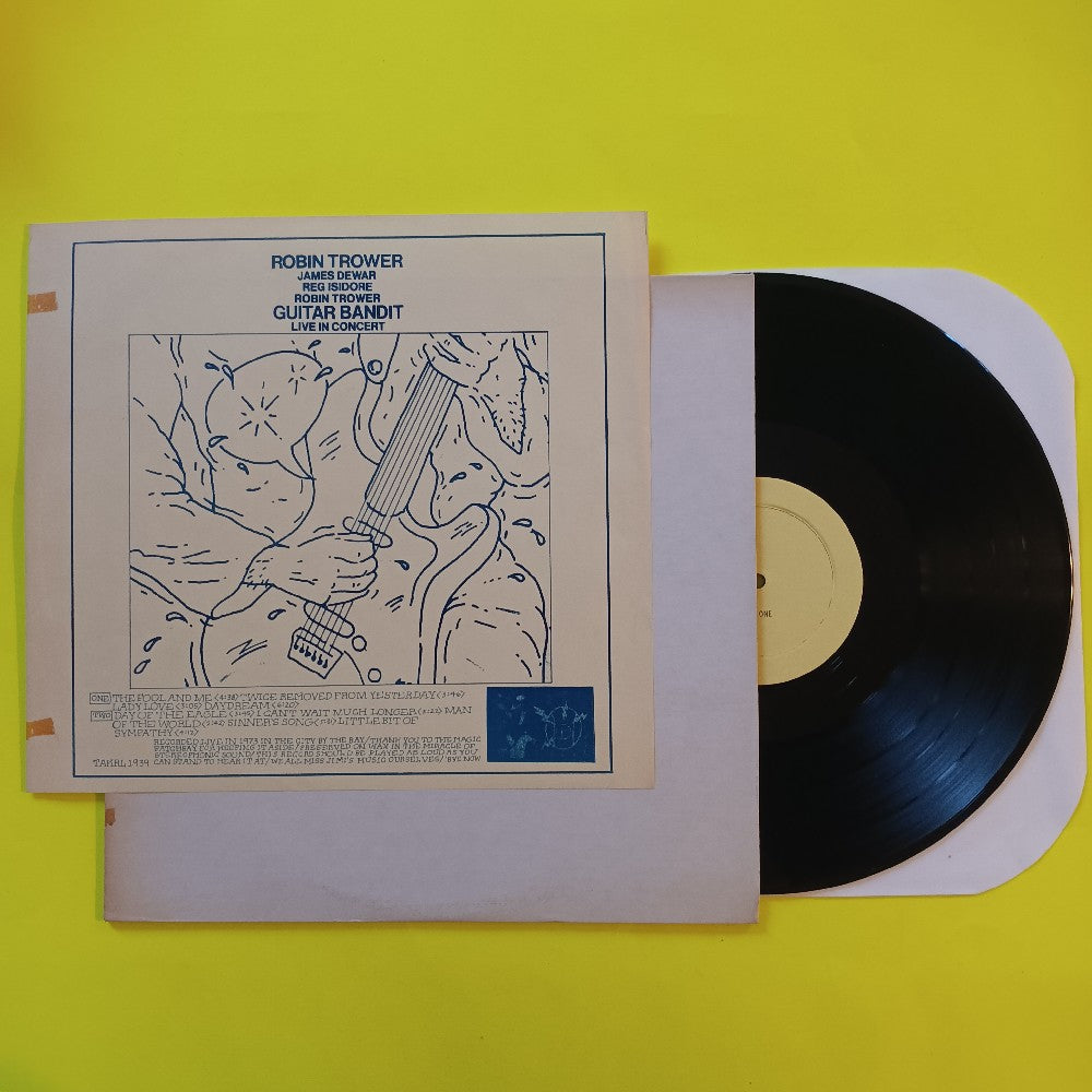 Robin Trower - Guitar Bandit Live In Concert - 1973 - TAKRL 1939 - Used - VG++ - Vinyl