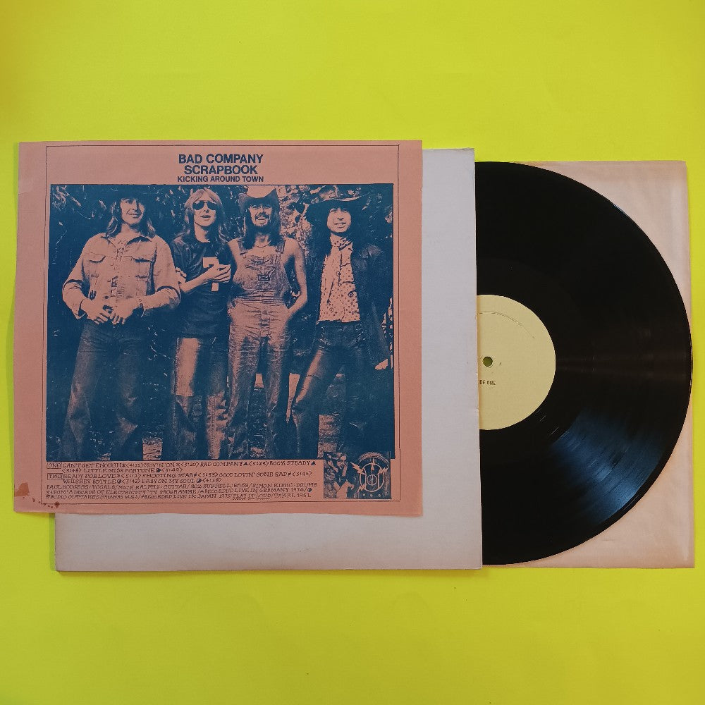 Bad Company - Scrapbook Kicking Around Town - 1975 - TAKRL 1951 - Used - VG++ - Vinyl