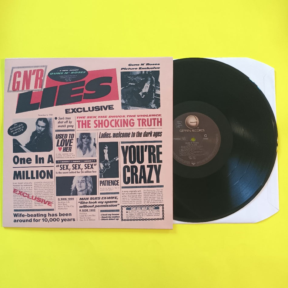 Guns N Roses  - Lies GERMANY - 2015 - WX 218 / 924 198-1 - Used - VG++ - Vinyl