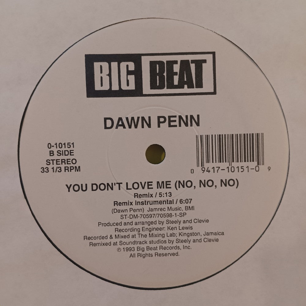 Dawn Penn - You Don't Love Me (No, No, No) - 1993 - 0-10151 - Used - VG++ - Vinyl