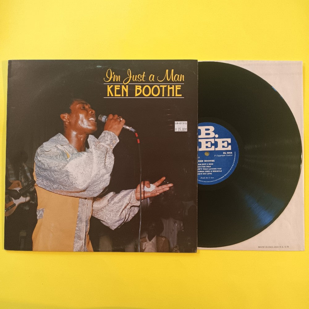 Kenny Boothe - I'm Just A Man JAMAICA - 1979 - BL009 - Used - VG++ - Vinyl