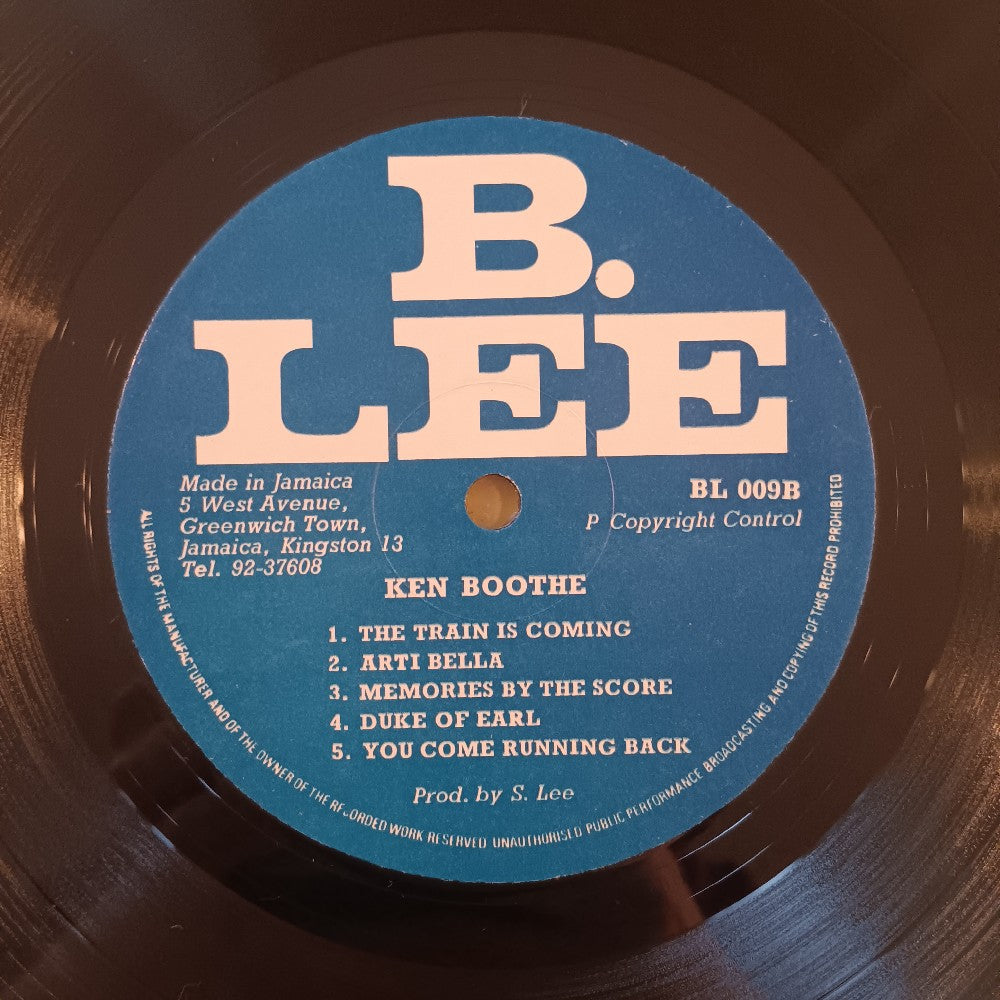 Kenny Boothe - I'm Just A Man JAMAICA - 1979 - BL009 - Used - VG++ - Vinyl