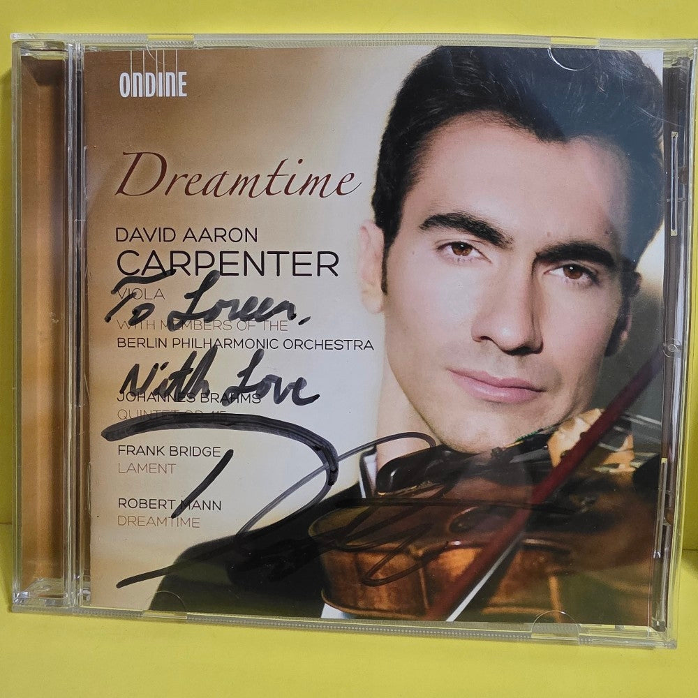 David Aaron Carpenter With Members Of The Berlin Philharmonic Orchestra - Lot Of 2 CDs Autograph David A. Carpenter Johannes Brahms / Frank Bridge / Robert Mann  - 2013 - ODE 1246-2 - Used - EX - CDs