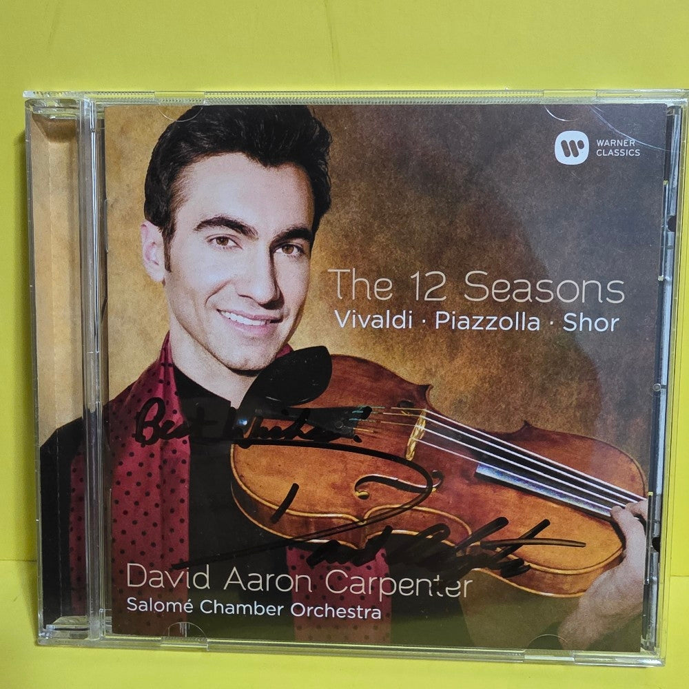David Aaron Carpenter With Members Of The Berlin Philharmonic Orchestra - Lot Of 2 CDs Autograph David A. Carpenter Johannes Brahms / Frank Bridge / Robert Mann  - 2013 - ODE 1246-2 - Used - EX - CDs