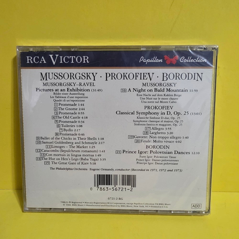 Mussorgsky / Prokofiev / Borodin - The Philadelphia Orchestra, Ormandy - 1988 - 6721-2-RG - New - Sealed - CDs