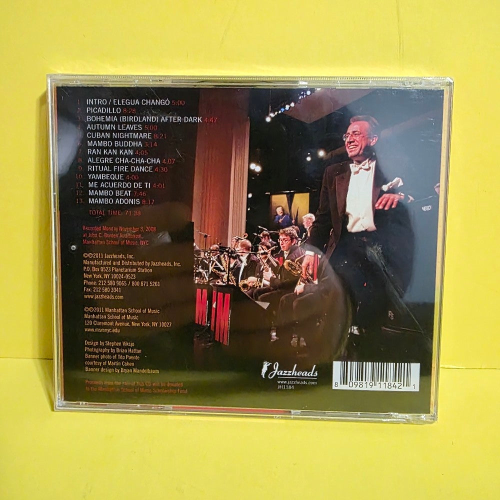 Manhattan School Of Music Afro-Cuban Jazz Orchestra  - Tito Puente Masterworks Live!!! - 2011 - JH1184 - New - Sealed - CDs