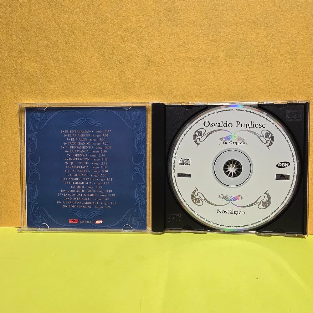 Osvaldo Pugliese - Mostalgico - 1997 - 539 332-2 - Used - VG++ - CDs