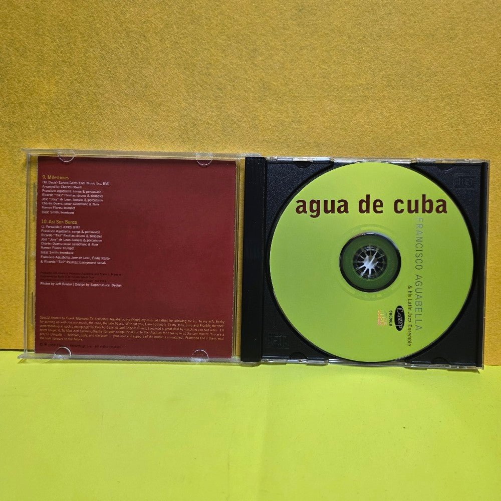 Francisco Aguabella & His Latin Jazz Ensemble - Agua De Cuba - 1999 - CBCD018 - Used - EX - CDs