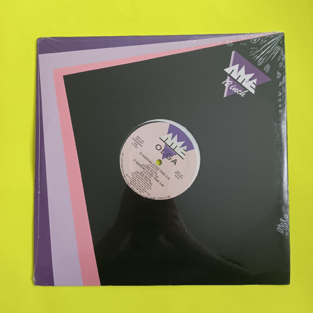 Olga - It Happens Every Time 12" - 1989 - AME 1206 - New - Sealed - Vinyl
