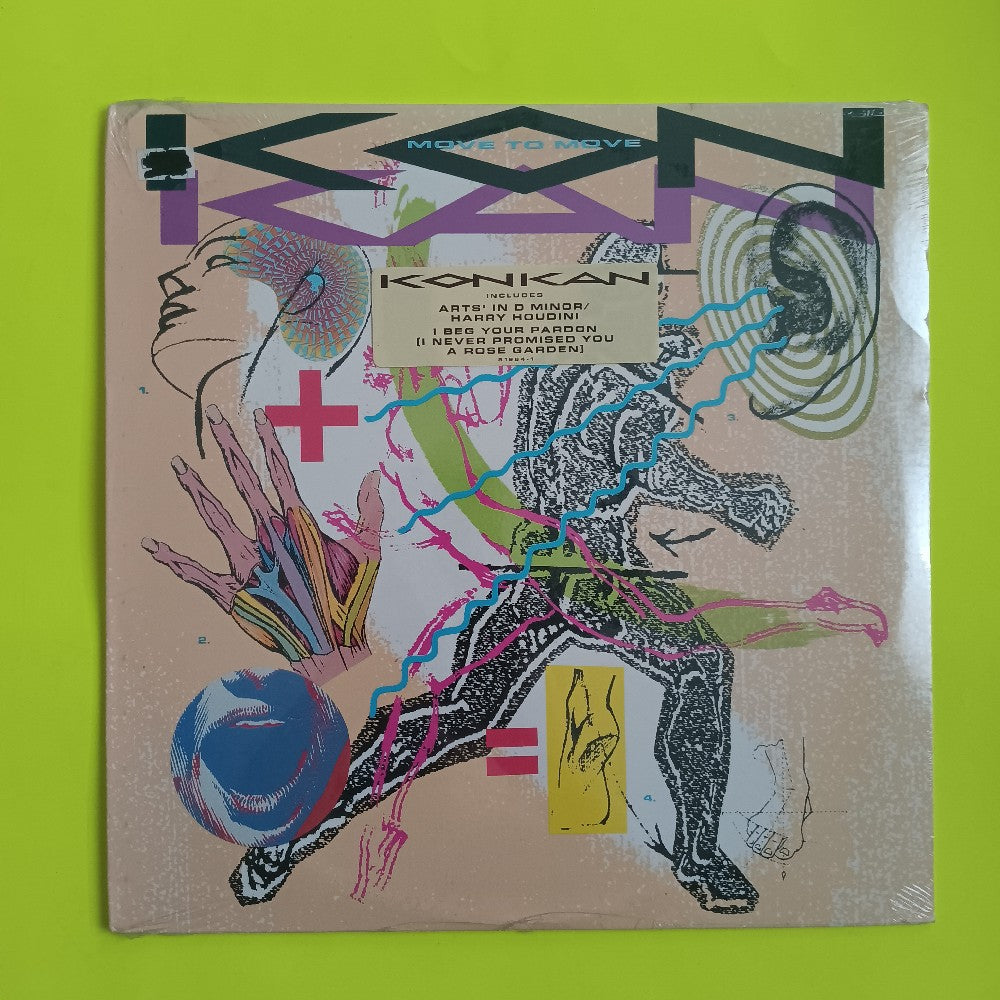 Kon Kan - Move To Move - 1989 - 7 81984-1 - New - Sealed - Vinyl