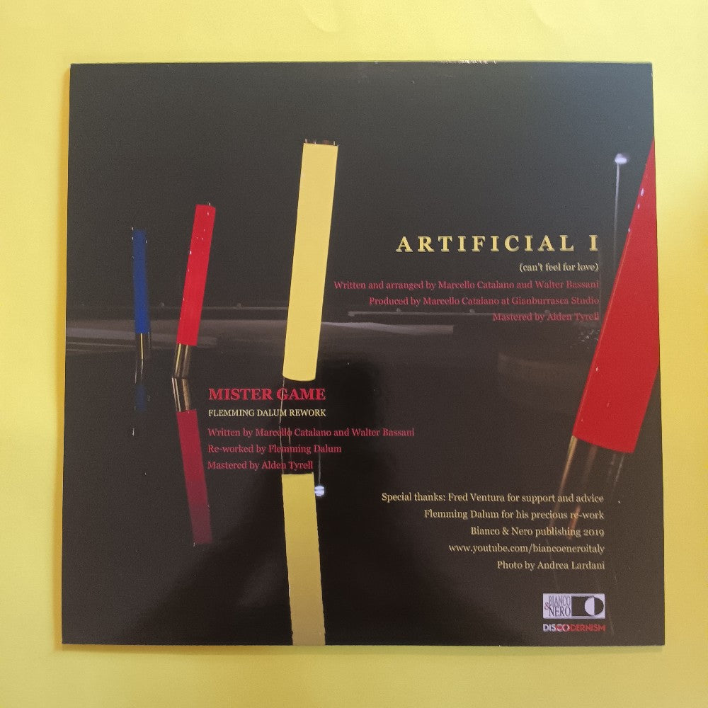 Klapto - Artificial I / Mister Game ITALO-DISCO - 2019 - DM022 / BN30 - Used - VG++ - Vinyl