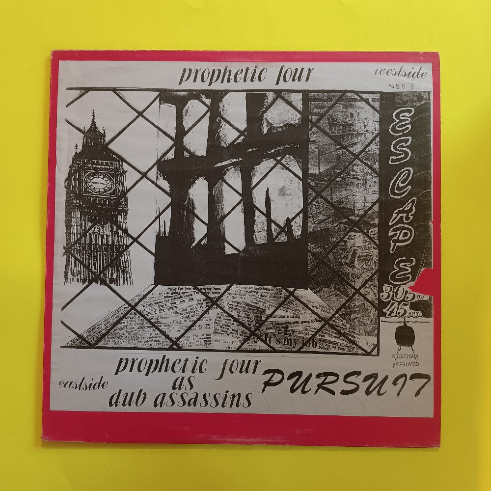 Prophetic Four As Dub Assassins - Escape LIMITED EDITION UK - 1981 - NSD 3 - Used - VG++ - Vinyl
