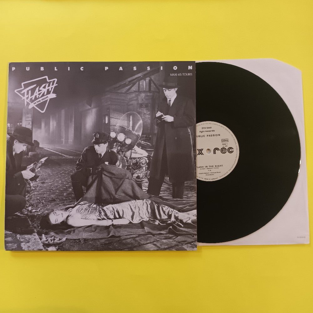 Public Passion - Flash In The Night GERMANY - 1986 - ZYX 5440 - Used - VG++ - Vinyl