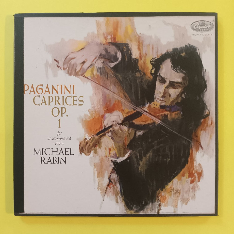 Michael Rabin - Paganini: Caprices Op. 1 For Unaccompanied Violin 2LP Box Set - 1959 - PBR 8477 - Used - VG++ - Vinyl