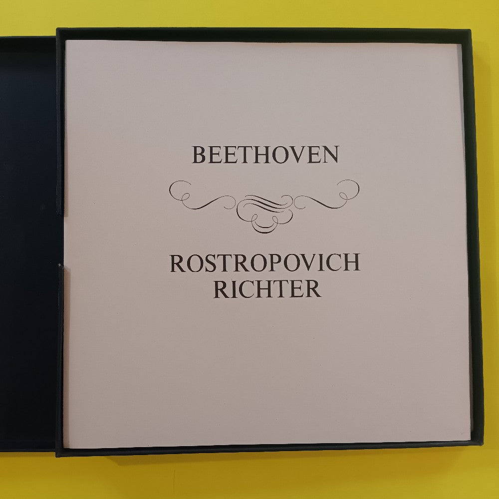 Rostropovich & Richter - Beethoven: Complete Sonatas For Piano & Cello 2LP Box Set - 1973 - 835 182/83AY - Used - NM - Vinyl