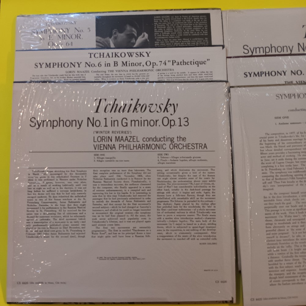 Lorin Maazel - Complete Symphonies Of Tchaikovsky 6LP Box Set - TCH S-1 - Used - NM, EX - Vinyl