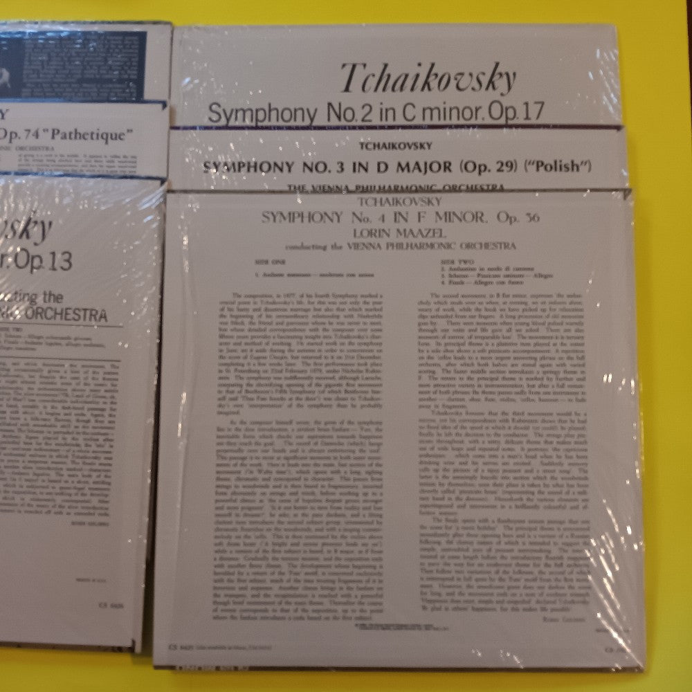 Lorin Maazel - Complete Symphonies Of Tchaikovsky 6LP Box Set - TCH S-1 - Used - NM, EX - Vinyl