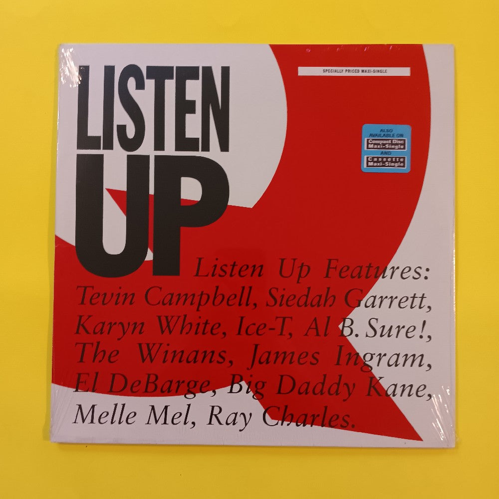 Listen Up (Tevin Campbell Ice-T Winans Big Daddy Kane Ray Charles) - Listen Up - 1990 - 0-21764 - New - Sealed - Vinyl