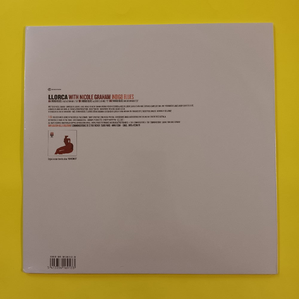 Llorca With Nicole Graham - Indigo Blues GERMANY - 2002 - F 150 - New - Sealed - Vinyl