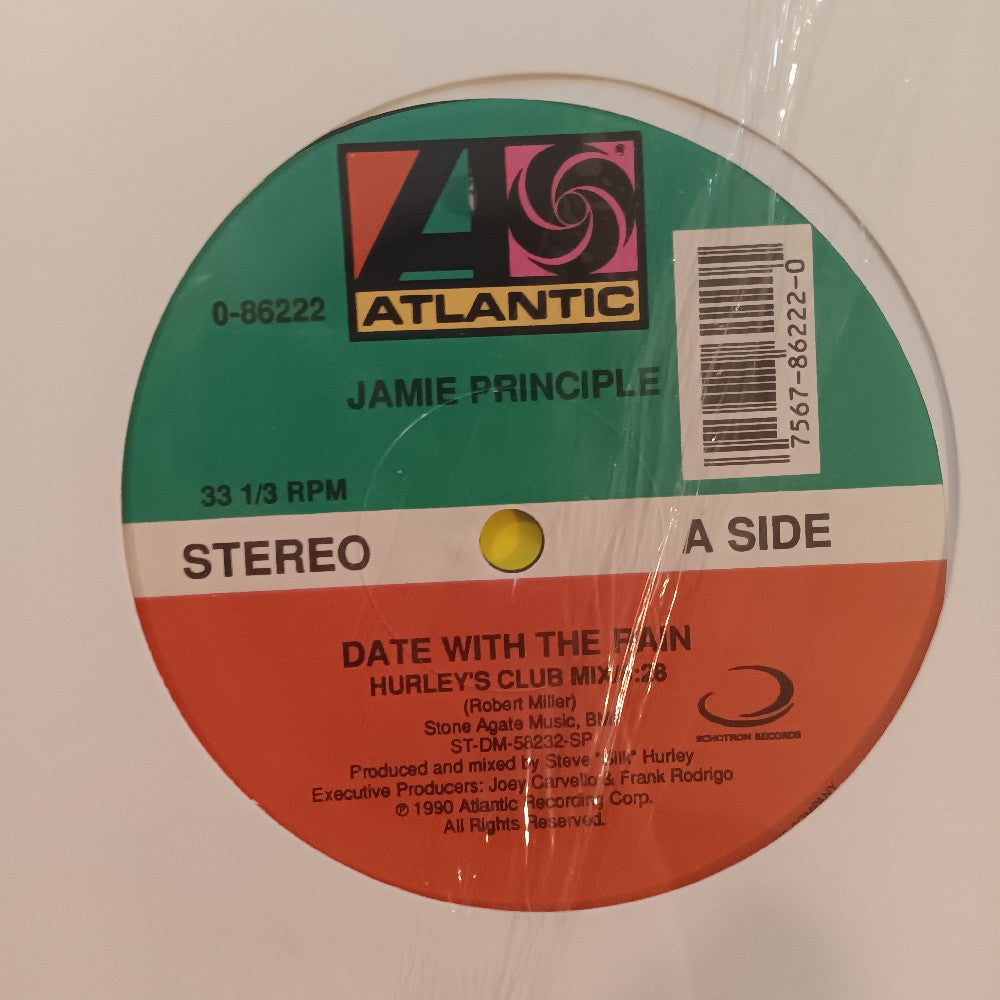 Jamie Principle - Date With The Rain - 1990 - 0-86222 - New - Sealed - Vinyl