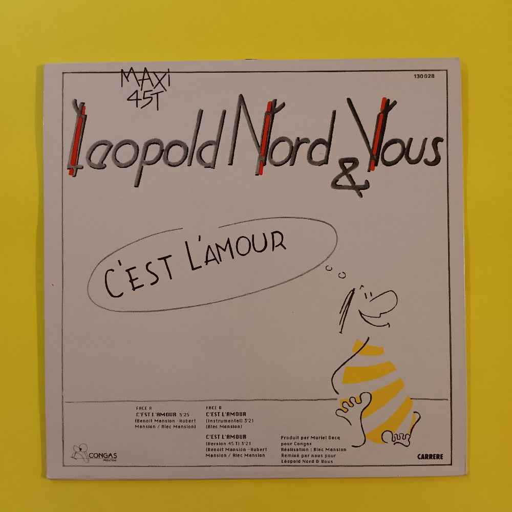 Leopold Nord & Vous - C'est L'Amour BELGIUM - 130 028 - Used - VG++ - Vinyl