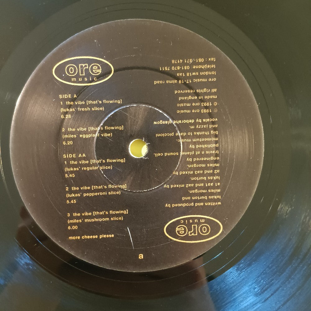 Mount Rushmore - The Vibe (That's Flowing) UK - 1993 - Ag 1 - Used - VG++ - Vinyl