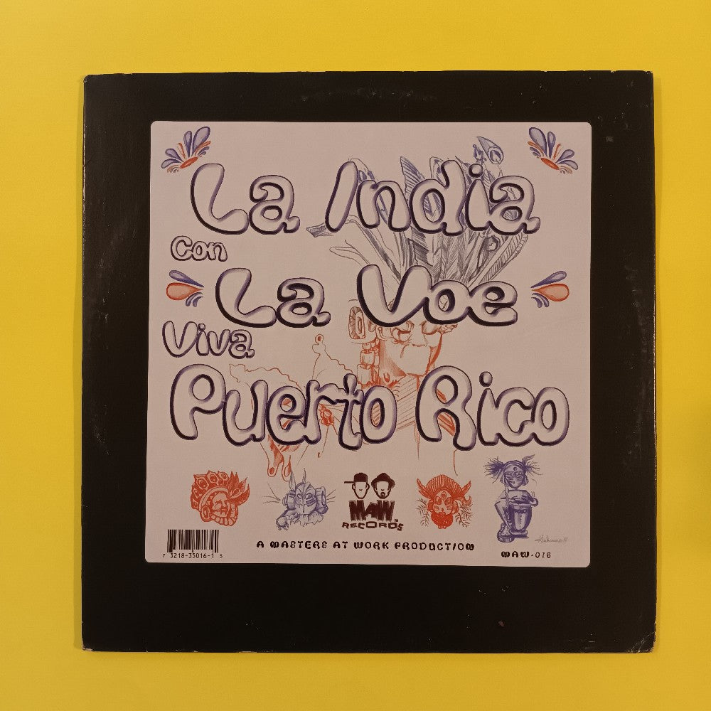 MAW - La India Con La Voe (Viva Puerto Rico) - 1997 - MAW 016 - Used - VG++ - Vinyl
