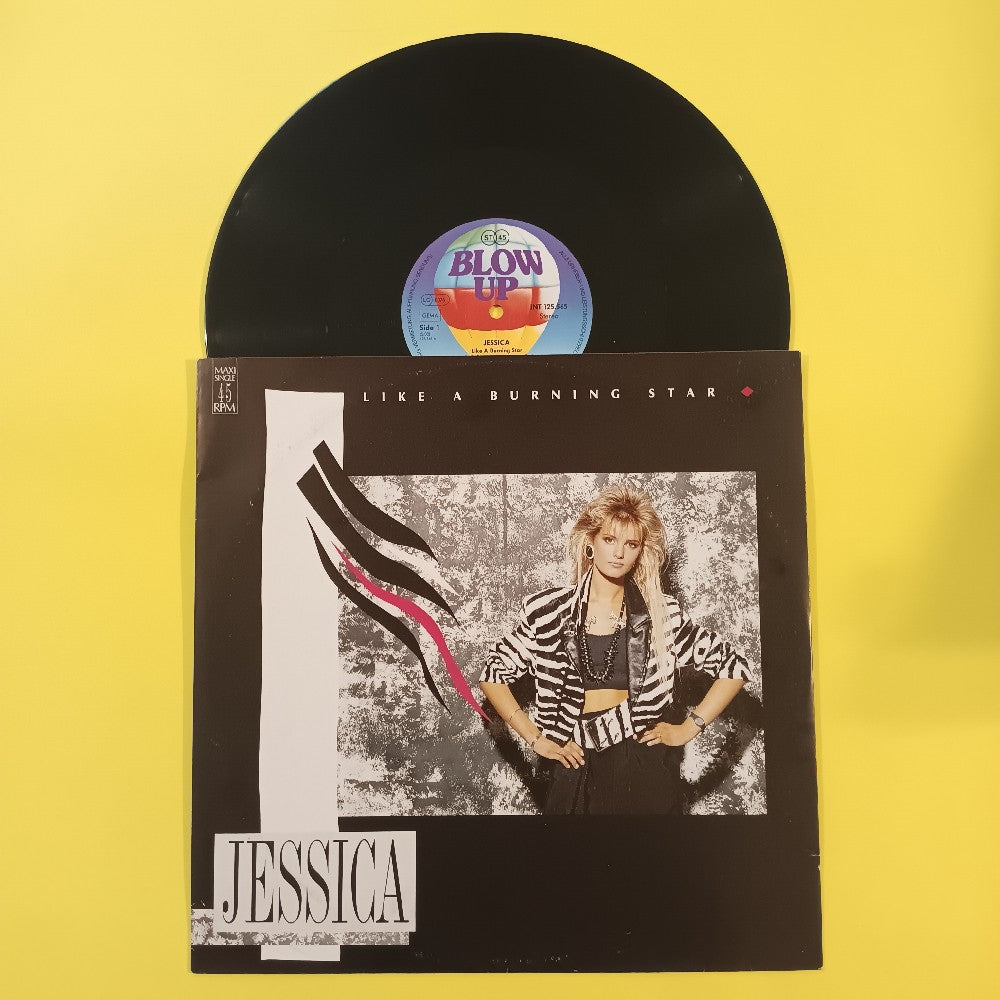 Jessica - Like A Burning Star GERMANY ITALO-DISCO - 1986 - INT 125.565 - Used - VG++ - Vinyl
