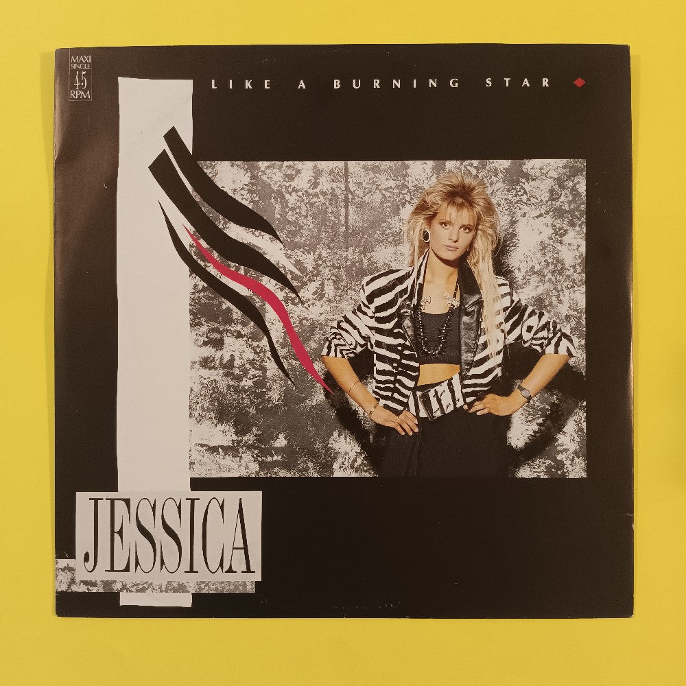 Jessica - Like A Burning Star GERMANY ITALO-DISCO - 1986 - INT 125.565 - Used - VG++ - Vinyl