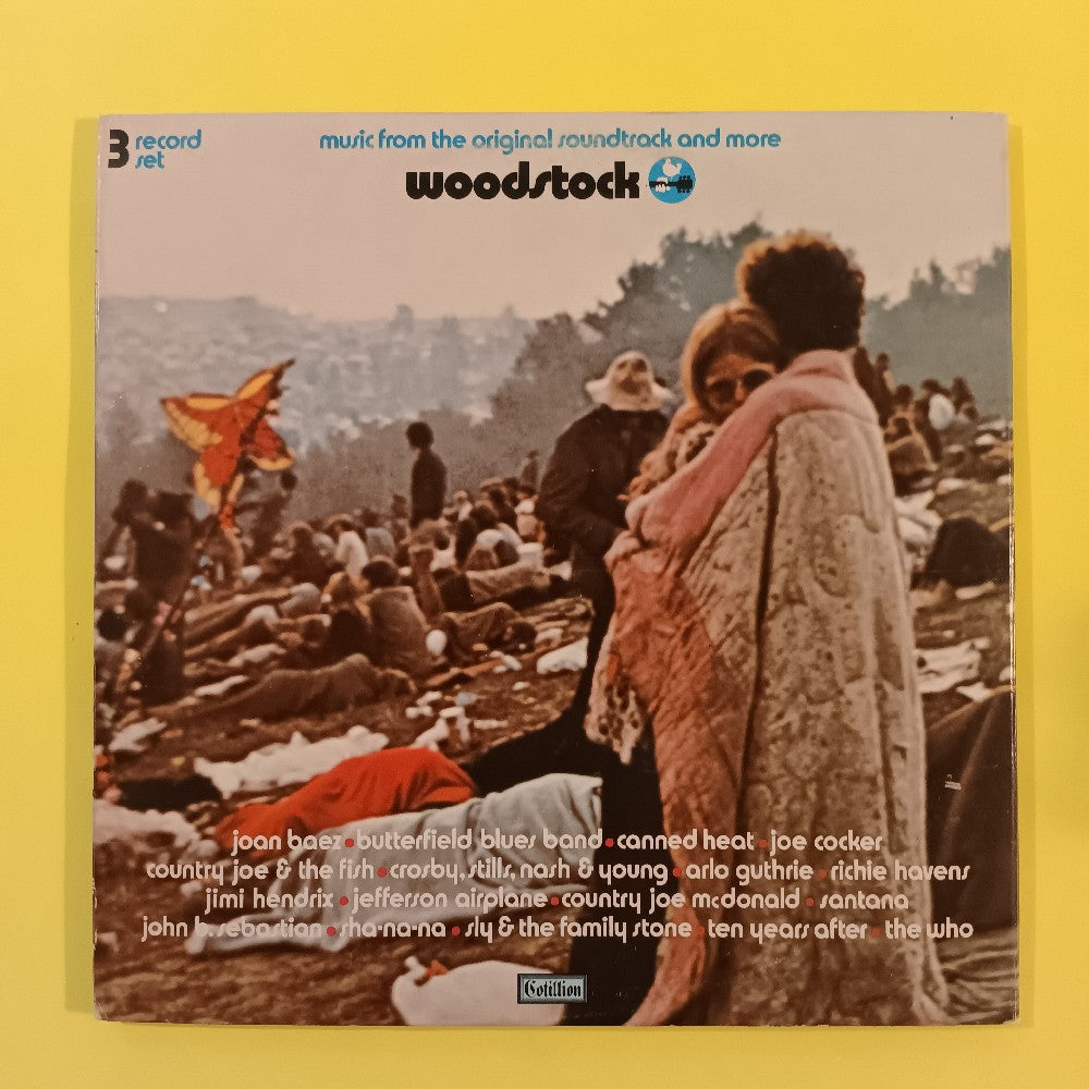 Various - Woodstock Original Soundtrack 3LP Auto-Coupled - 1970 - SD 3-500 - Used - VG++ - Vinyl