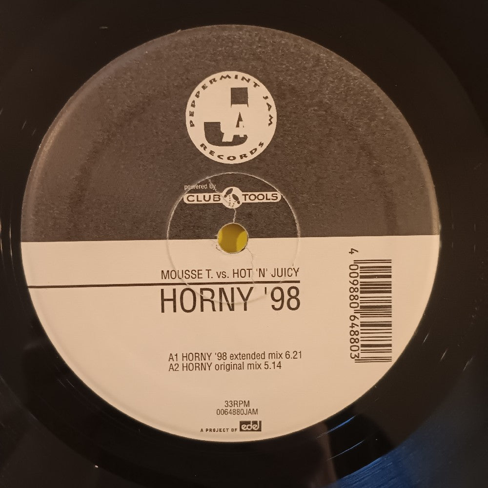 Mousse T. Vs. Hot 'N' Juicy - Horny '98 GERMANY - 1998 - 0064880JAM - Used - VG+ - Vinyl