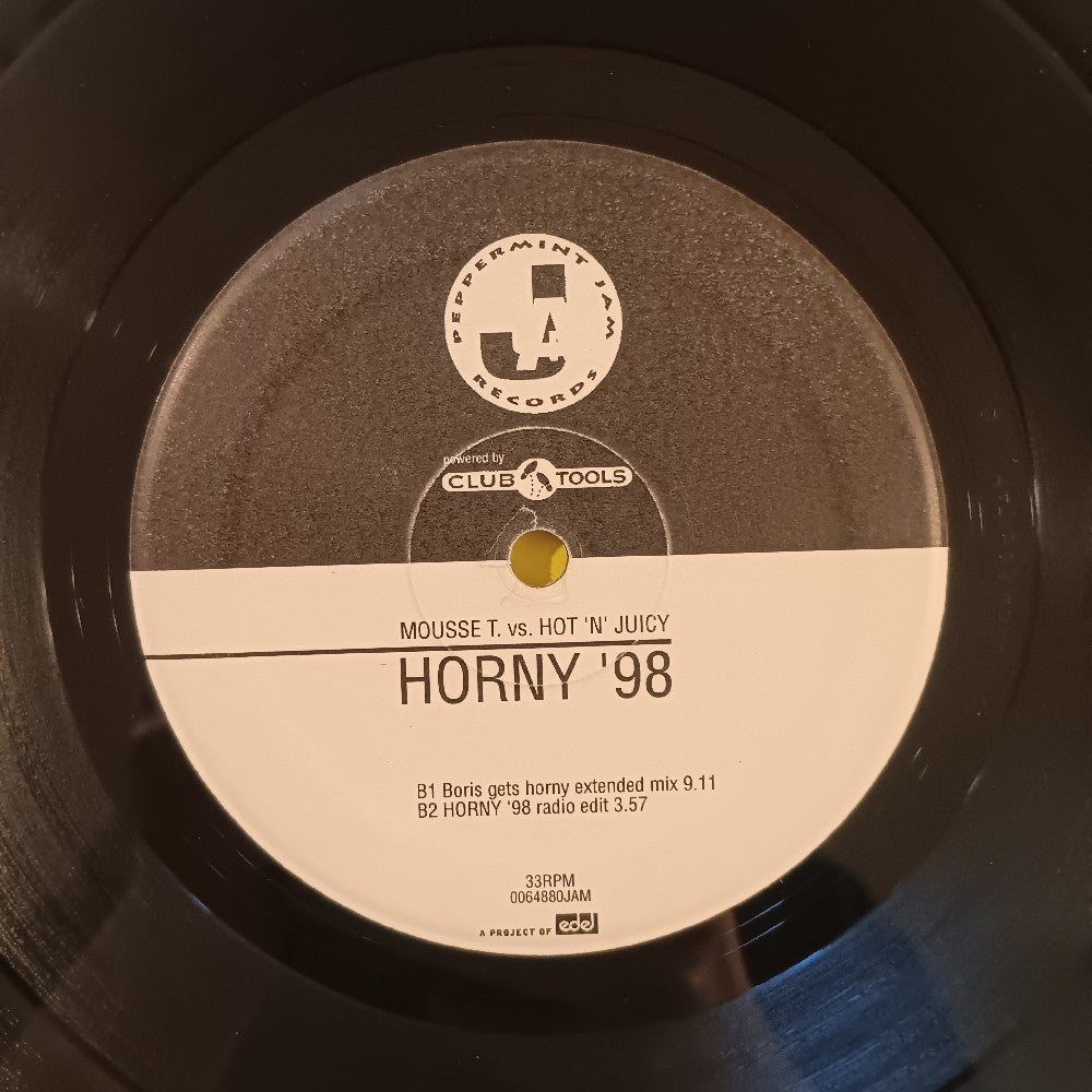 Mousse T. Vs. Hot 'N' Juicy - Horny '98 GERMANY - 1998 - 0064880JAM - Used - VG+ - Vinyl