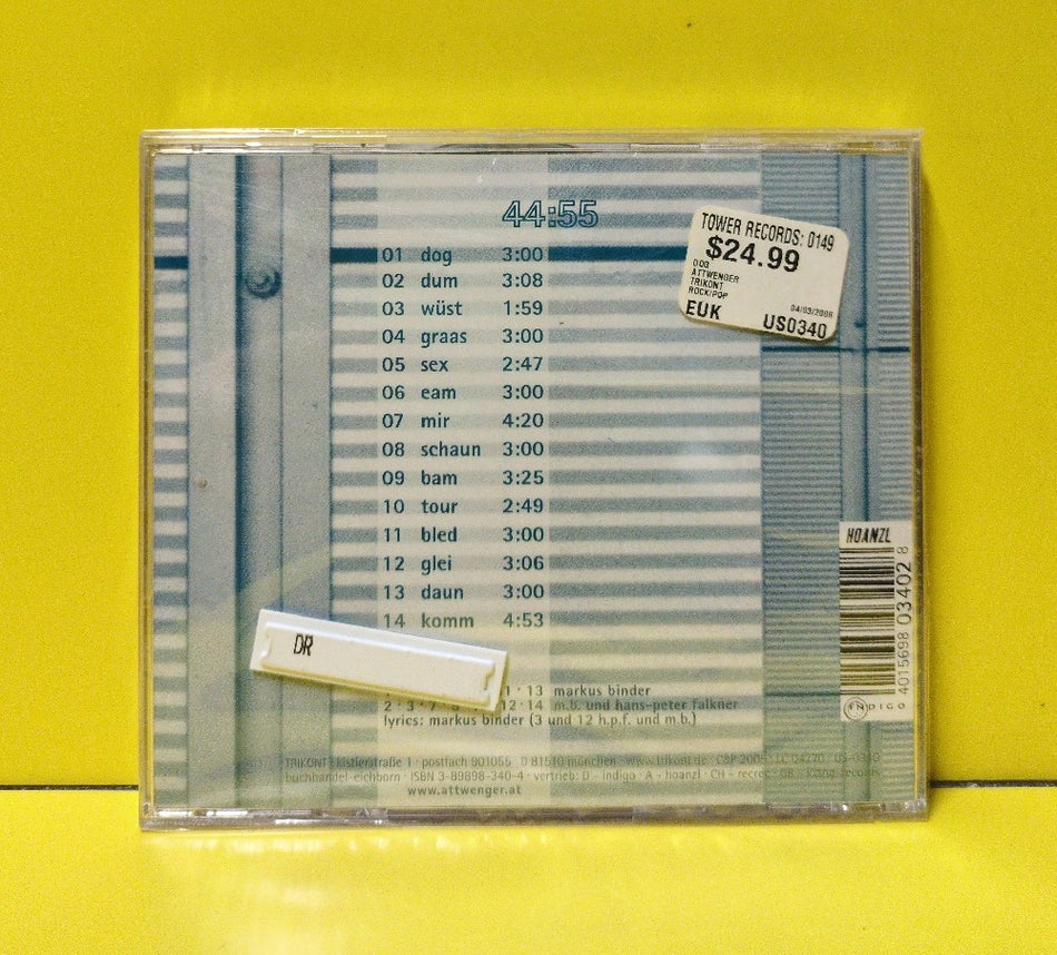 Attwenger - Dog - 2005 - US-0340 - New - Sealed - CDs - European Import